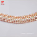 7-8mm Round Natural Fresh Water Pearl Strand